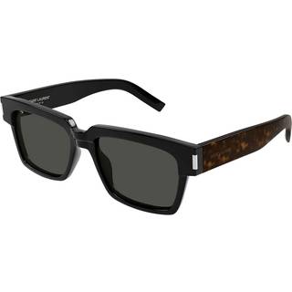 SAINT LAURENT Mand SAINT LAURENT SL 732 VADIM 002 Solbriller Acetat Sort Grå Firkantet