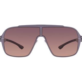 Ic! Berlin IC0015 Nash Shiny-Aubergine 66 Solbriller Mænd Purple - Shiny Purple - 66mm