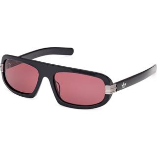 Adidas Unisex OR0122 01S Solbriller Acetat Sort Bordeaux Geometrisk Normal