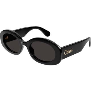 Chloé CH0258S 001 53 Solbriller Kvinder Black - Black - 53mm