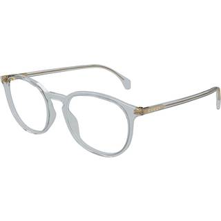 Gucci Mand Gucci GG0551O 014 Optiske stel Acetat Grå Transparent Rund