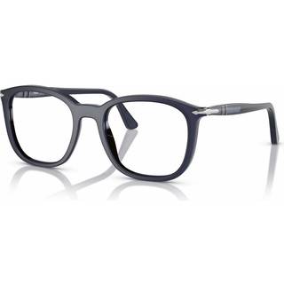 Persol Unisex PO3355V 1217 Optiske stel Acetat Blå Transparent Pillow Normal