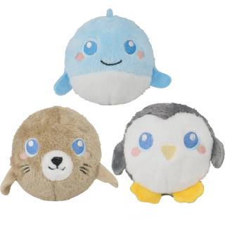 DKING 3PACK Squeaky Dog Balls 2 In1 Funny Puppy Ball Toys Birthday Dog Legetøj til små medium hunde (Ocean Ball)