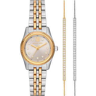 Michael Kors Lexington dameur og armbånd i stål