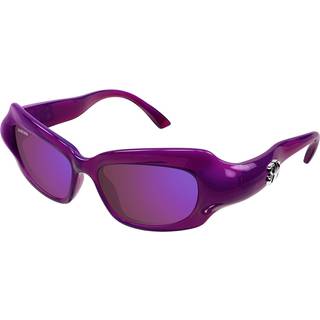 Balenciaga Kvinde Balenciaga BB0354S 004 Solbriller Bio-injekt Violet Violet Firkantet