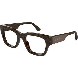 Gucci Mand GG1669O 008 Optiske stel Acetat Havana Transparent Firkantet