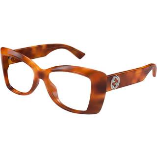 Gucci Kvinde GG1697O 002 Optiske stel Acetat Havana Transparent Firkantet