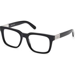 GCDS Unisex GD5037 001 Optiske stel Acetat Sort Firkantet Normal