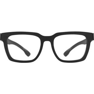 Ic! Berlin IC5070 Geoffrey Ecoblack Rough 51 Briller Mænd Black - Rough Eco Black - 51mm