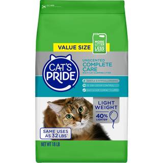 Cat's Pride Premium letvgts sammenklumpningsstrelse: Komplet pleje - Op til 10 dages kraftfuld lugtkontrol - Hypoallergen - Multi-Cat uparfumer