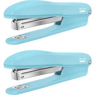 Mr. Pen- H?ftemaskiner til skrivebord 2 pakke med 200 h?fteklammer 20 ark Kapacitet Bl? kontorh?ftemaskines?t