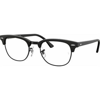 Ray - Ban Unisex RX5154 CLUBMASTER 2077 Optiske stel Acetat Sort Transparent Firkantet Normal