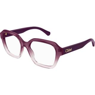 Chloé Kvinde CH0272O 003 Optiske stel Acetat Bordeaux Transparent Firkantet