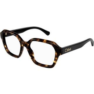 Chloé Kvinde CH0272O 002 Optiske stel Acetat Havana Transparent Firkantet