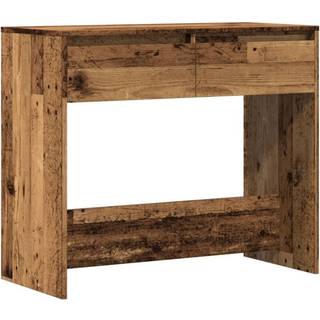 konsolbord 89x41x76,5 cm konstrueret træ antikt træ