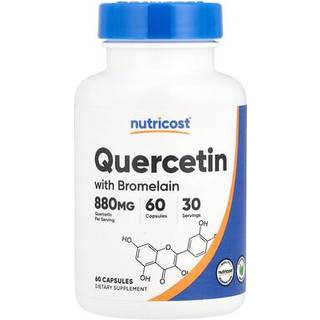 Nutricost – Quercetin med Bromelain 880 mg, 60 kapsler