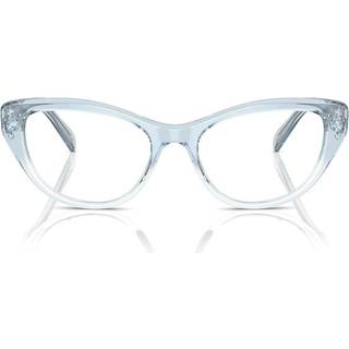 Swarovski Kvinde SK2023 1047 Optiske stel Acetat Blå Transparent Cat Eye Normal