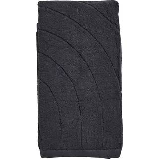 Time Håndklæde fra Zone Denmark - Black farve - 100% Bomuld/600 g