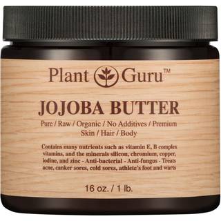 Jojoba Body Butter 16 oz. 100% ren r? frisk naturlig koldpresset. Hudkrop og h?rfugtighedscreme DIY cremer Balsam Lotions S?ber.
