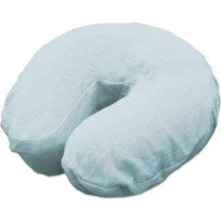 Kropslinned komfortflanel ansigt hvile dækker til massageborde - blød holdbar og lys 100% bomulds flanel ansigt vuggeovertræk (5 pakke blå)