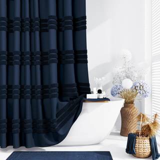 Dynamene 78 tommer lang bruseforhæng struktureret tuftet chenille stribet høj