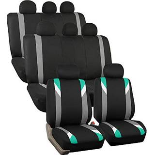 FH Group Supreme Modernistic 3-rkket bilsdebetrk Airbag og split-klar 8-personers - Universal Passer til biler Lastbiler og SUV'er Mint