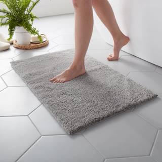 Martha Stewart Drylon Microfiber Bath Rug - 1 Piece Ultra Soft Plush -Slip tyk vaskbare badeværelsetæpper Hjemmeindretning Husholdning Essentials