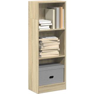 bogreol 40x24x109 cm konstrueret træ sonoma-eg