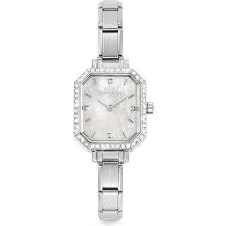 Nomination Paris White Mother of Pearl Crystal Watch - Silver