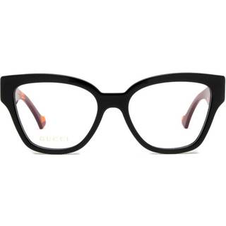 Gucci Kvinde GG1424O 007 Optiske stel Acetat Sort Geometrisk