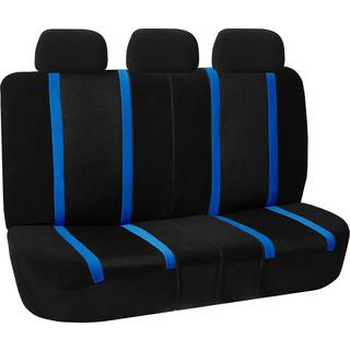 FH Group Automotive Seat Cover Universal Fit Bagerste s?de Cover Sports Blue Seat Cover For Back Seat Split Bench Car Seat Protector til hunde og