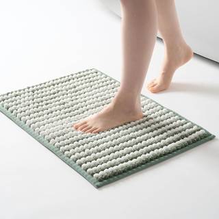 Freshmint Chunky Ombre Chenille badev?relse t?ppe 17 """" x24 """" Lille vandabsorberende bl?de badet?pper til badev?relse gulv tyk ikke -slip badem?