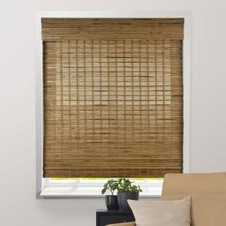 Arlo -persienner Sheer Bambus Romerske nuancer med valance - Dali Native 24 """" W x 60 """" H - Lysfiltreringsl?se persienner til indvendige vinduer