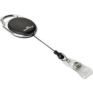 Durable Style yoyoholder med plaststrop 80 cm sort