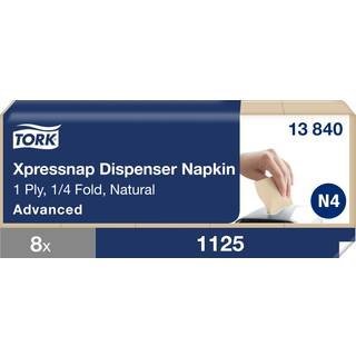 Tork N4 Xpressnap Serviet, Natur, 1125 stk