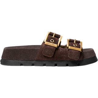 MK Colby Suede Flat Sandal - Brown - Michael Kors - EU 36