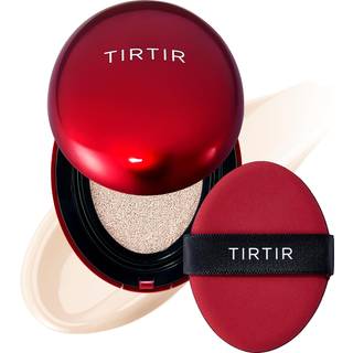 [*Mini st?rrelse*] Tirtir Mask Fit Red Pushion Foundation | Langvarig letv?gtsbygelig d?kning semi-matte finish koreansk pudefundament (#10c shel