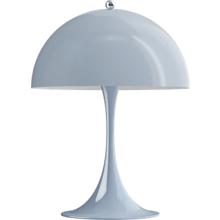 Panthella 250 bordlampe, lyseblå opalt akryl