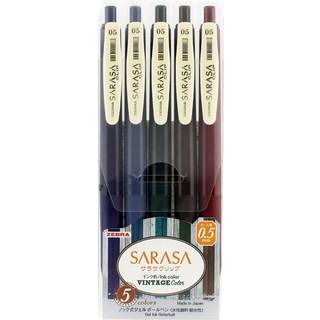 Sarasa Gel-Stifte mit Clip Vintage Set 0,5mm