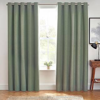 Furn furn. Eucalyptus Dawn 100% Blackout Thermal Eyelet Curtains