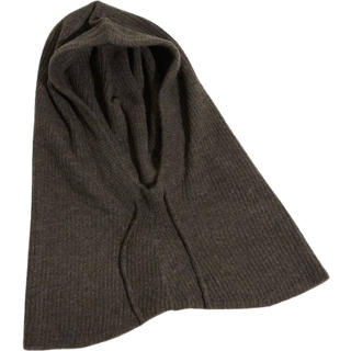Madita Knit Balaclava, Brown Melange