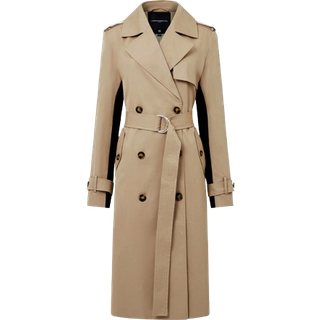 French Connection French Connection Cream Coco Twill Trench Coat