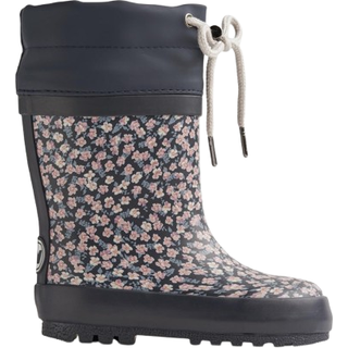 Wheat Blomstrede Forede Gummistøvler Raining Flowers 29 EU  Lyserød  29 EU  Unisex