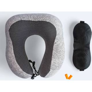 JourneyLife Memory Foam Nakkepude - Grå