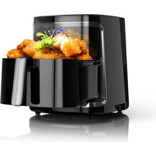 DuoCube Airfryer 1900W 7L - Sort/Sølv