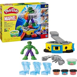 Play-Doh Hulk Smash &amp; Squish Playset Play Doh Modellervoks Marvel Hulk F9826