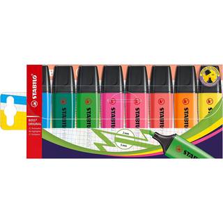 Stabilo Boss Original sampak 8 farver