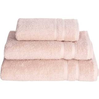 Badehåndklæde - 70x140 cm - Støvet rosa - 100% Bomuld - Frottehåndklæde fra Borg Living