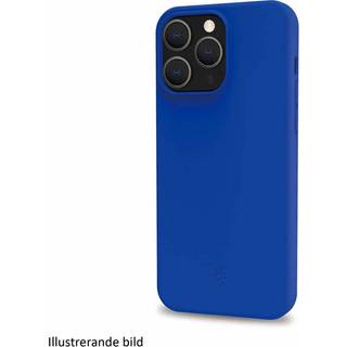 Celly Cromo Soft Rubber Cover (iPhone 16) - Blå