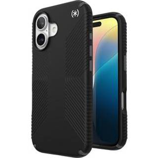 iPhone 16 Speck Presidio2 Grip Hybrid Cover - Sort